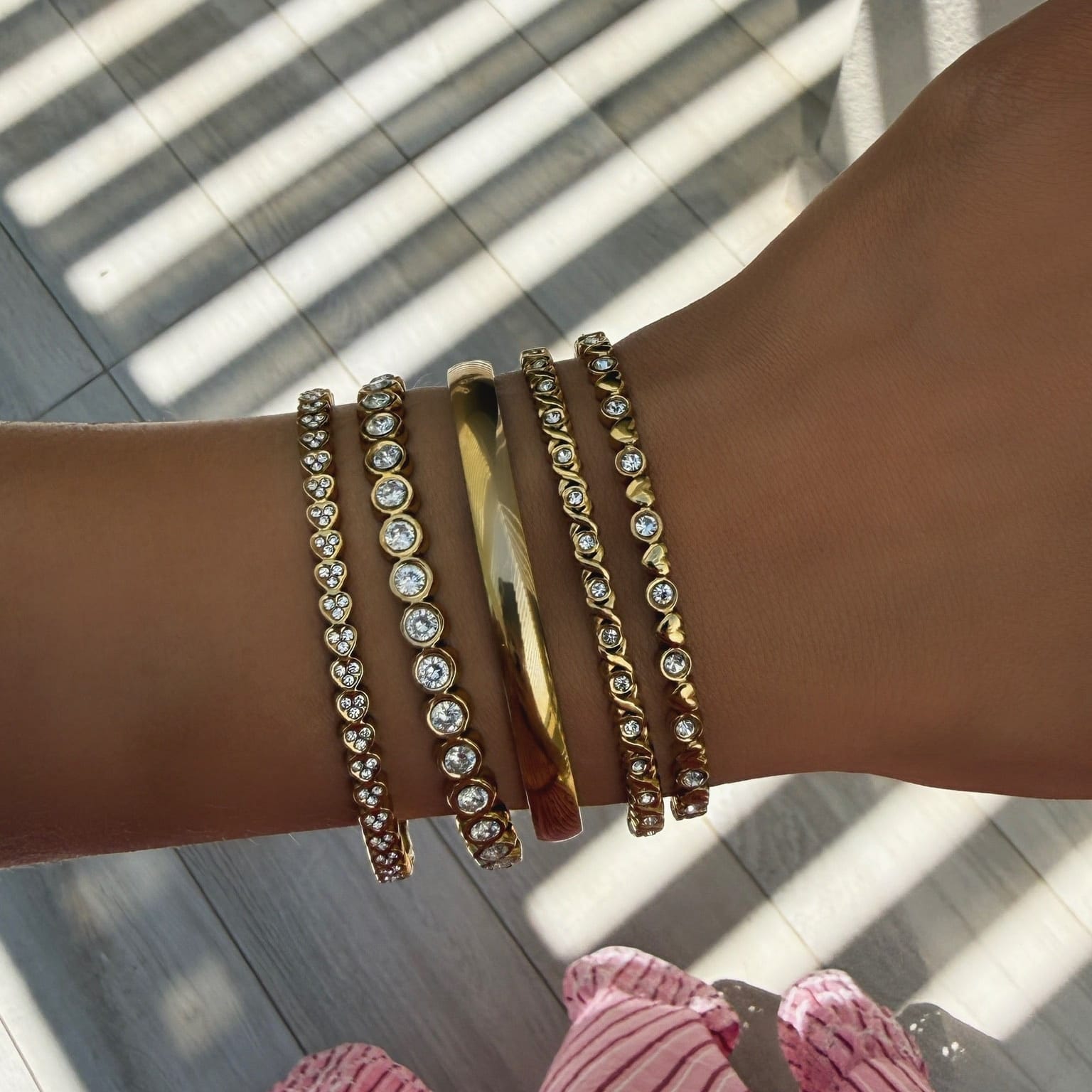 Bohomoon Stainless Steel Cora Heart Bracelet