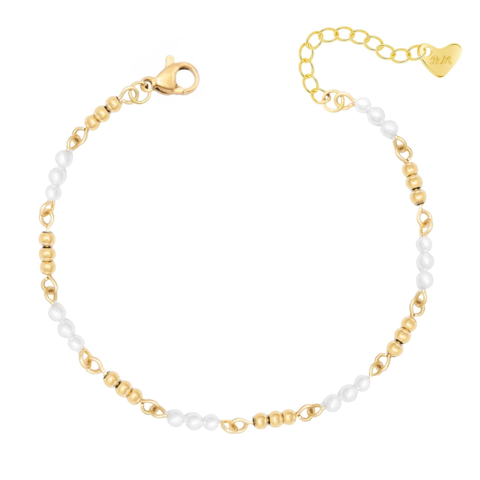 Bohomoon Stainless Steel Cosmo Pearl Bracelet