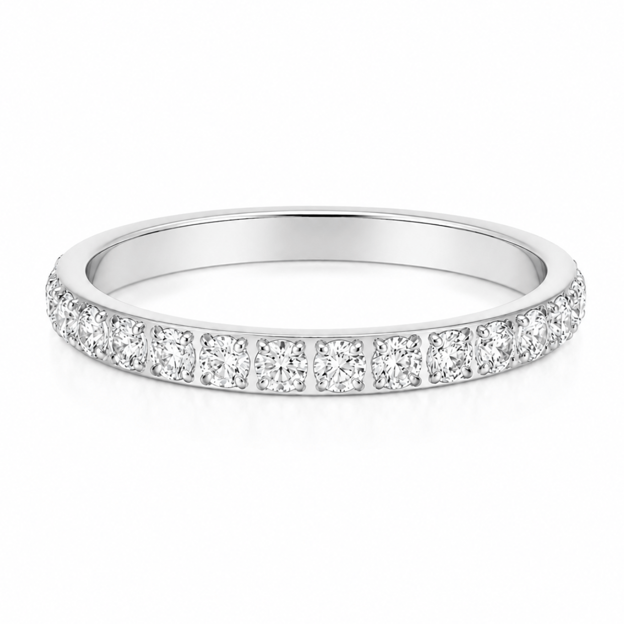 Bohomoon Stainless Steel Crystal Ring