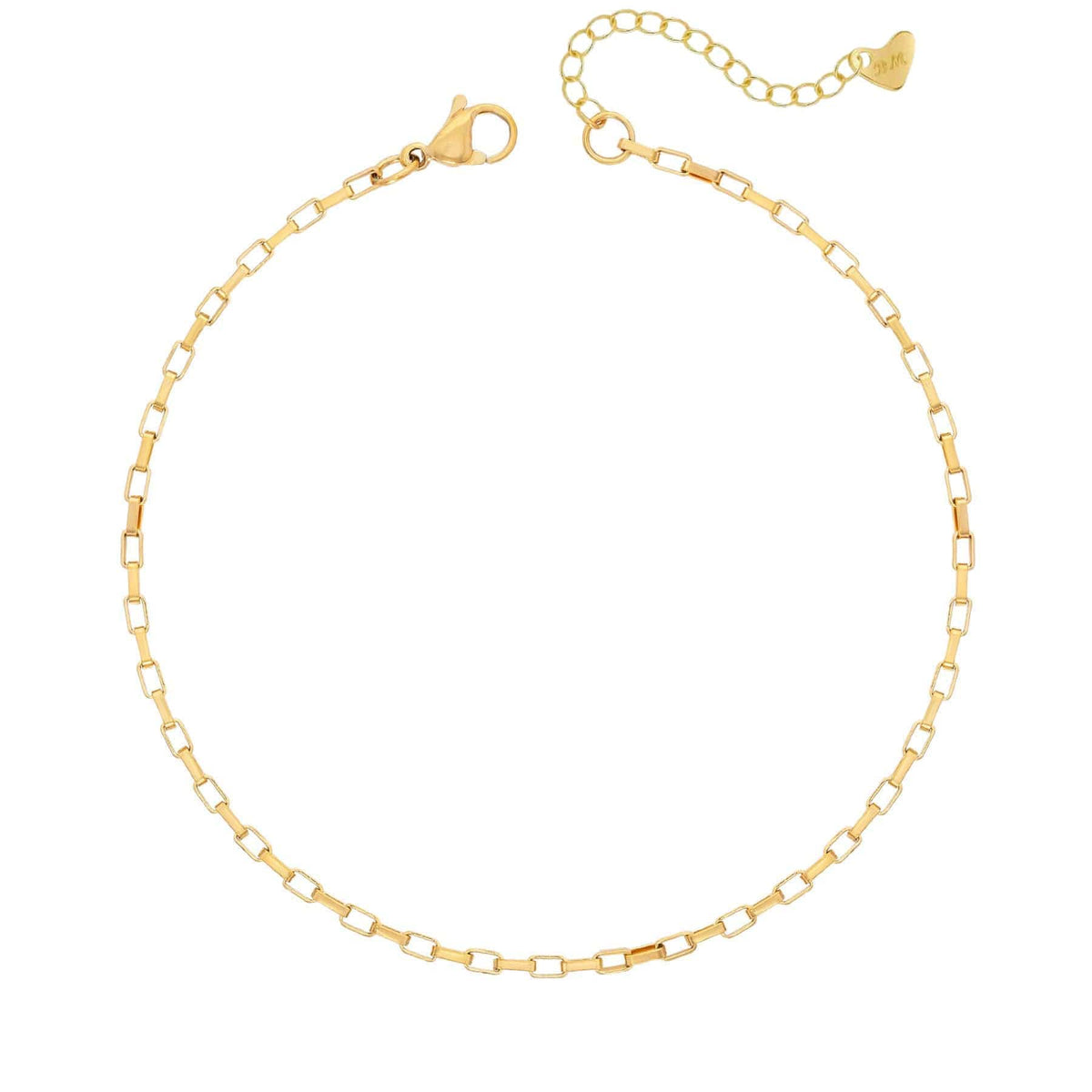 Bohomoon Stainless Steel Cubix Anklet