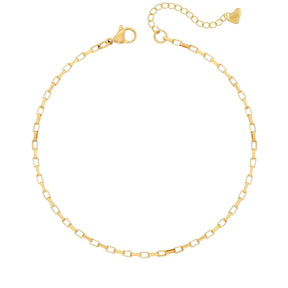 Bohomoon Stainless Steel Cubix Anklet