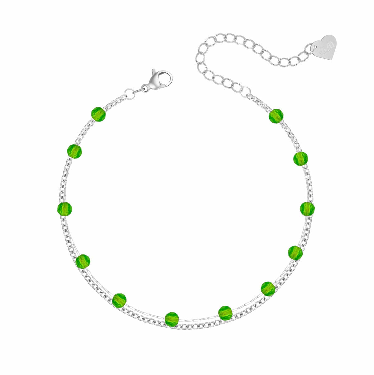 Bohomoon Stainless Steel Dahlia Anklet