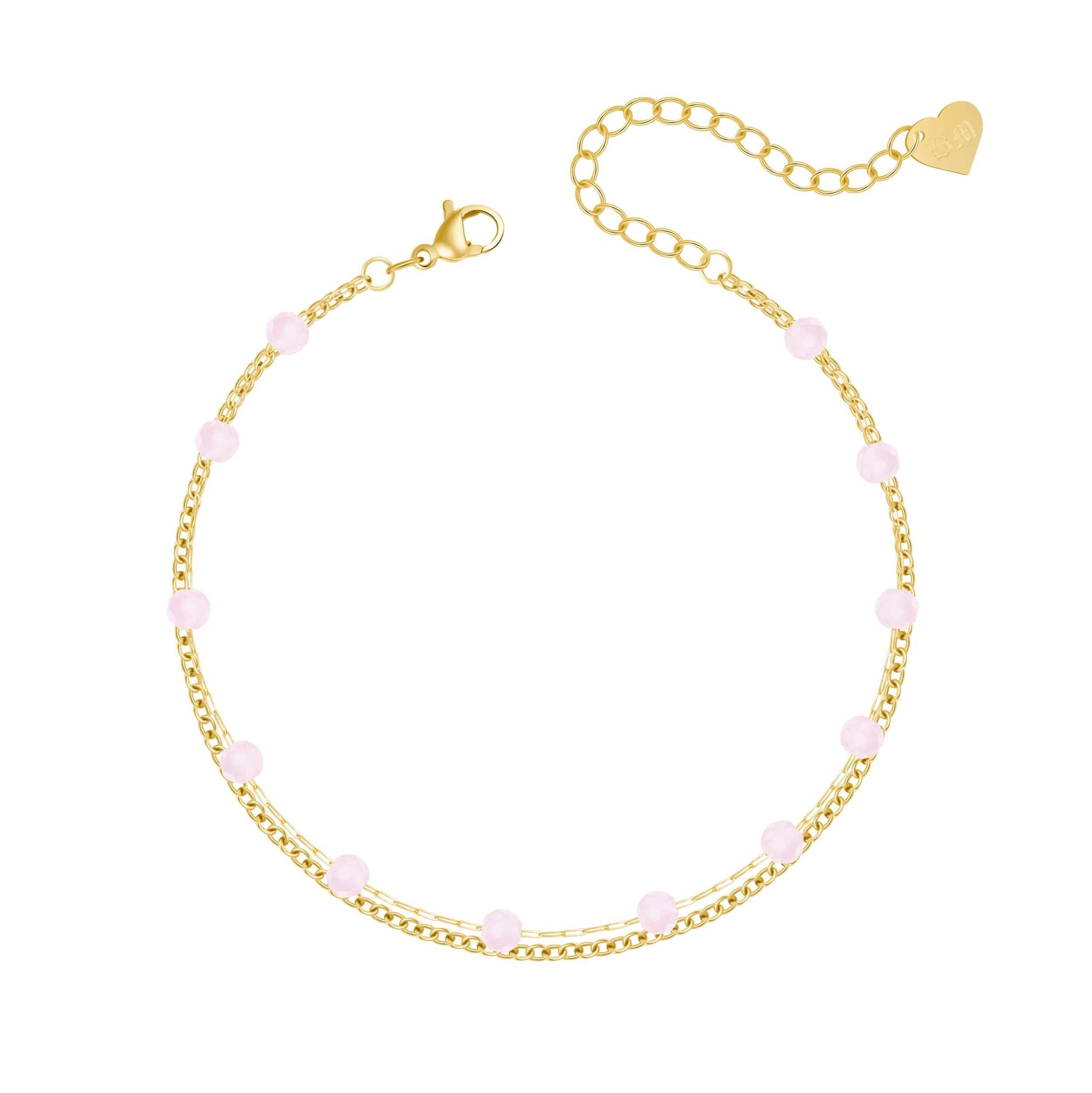 Bohomoon Stainless Steel Dahlia Anklet