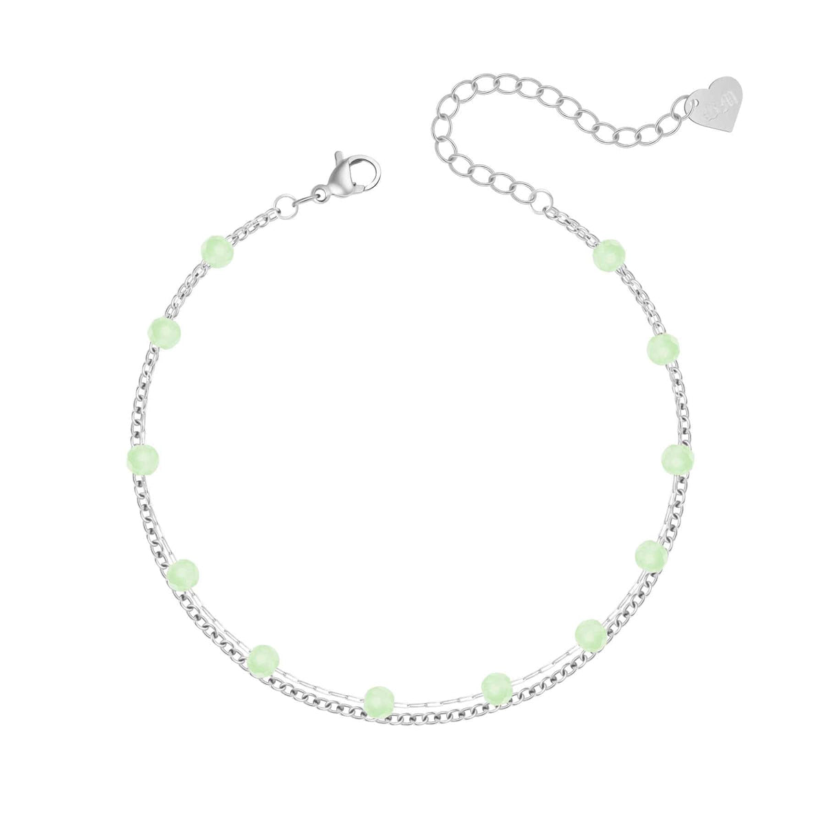 Bohomoon Stainless Steel Dahlia Anklet