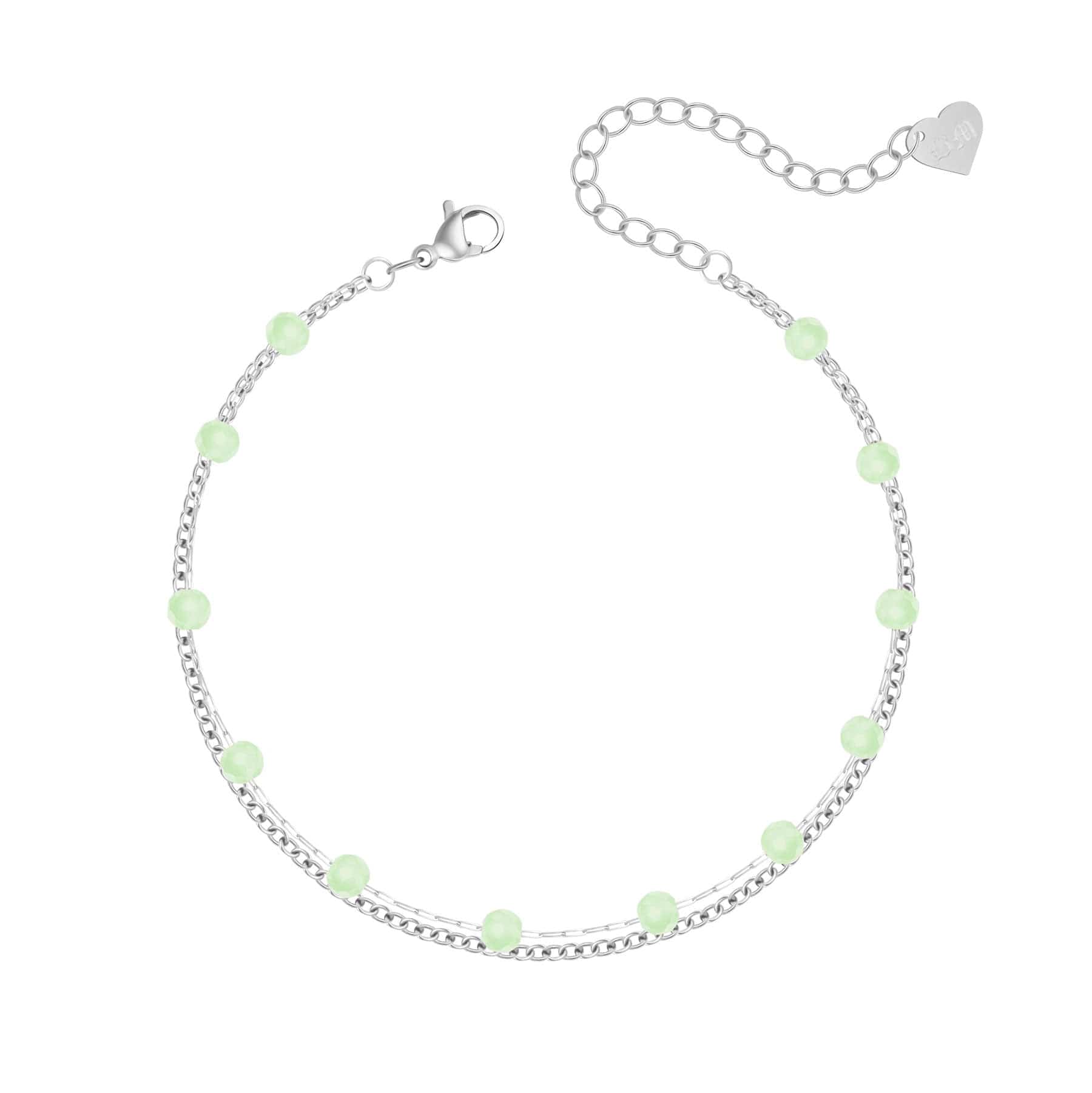 Bohomoon Stainless Steel Dahlia Anklet