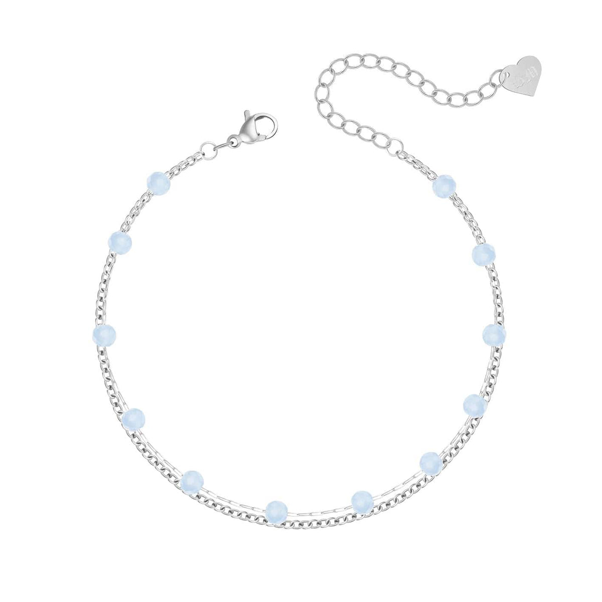 Bohomoon Stainless Steel Dahlia Anklet