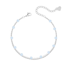 Bohomoon Stainless Steel Dahlia Anklet