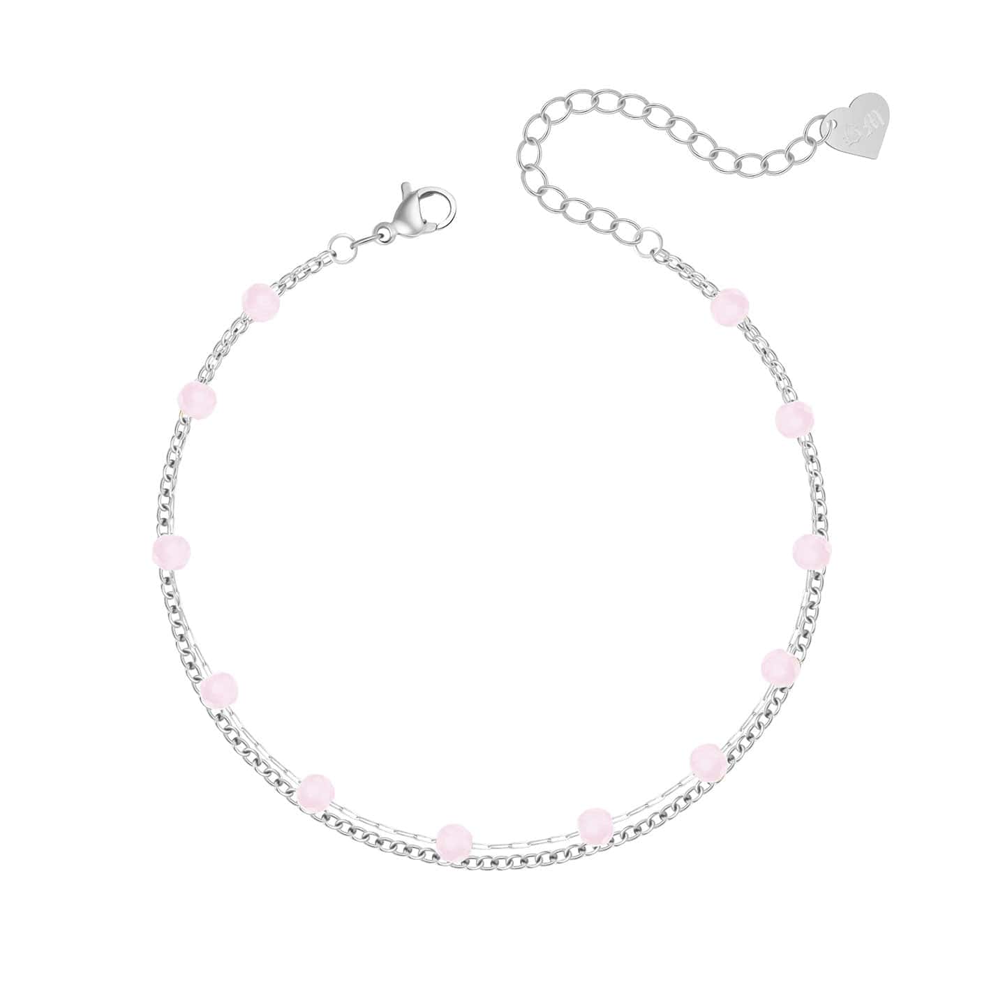 Bohomoon Stainless Steel Dahlia Anklet