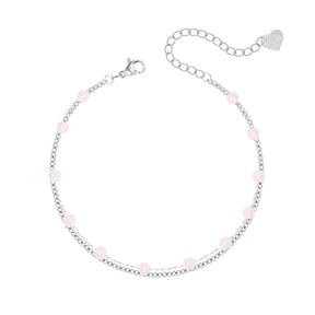 Bohomoon Stainless Steel Dahlia Anklet