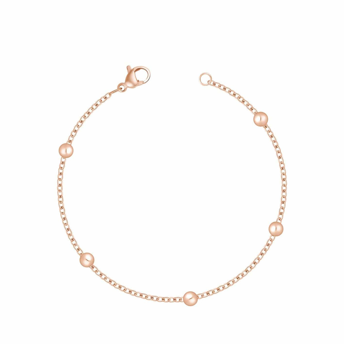 Bohomoon Stainless Steel Dainty Ball Bracelet