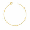 Bohomoon Stainless Steel Dainty Ball Bracelet
