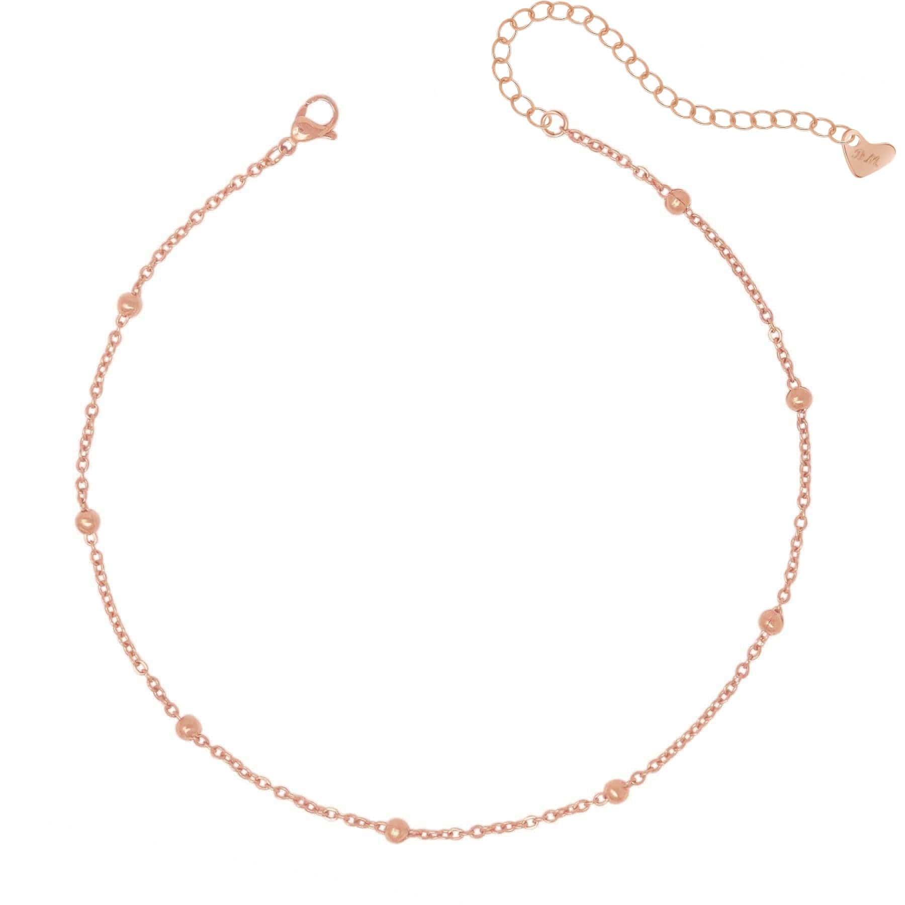 Bohomoon Stainless Steel Dainty Ball Choker / Necklace