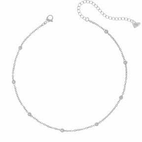 Bohomoon Stainless Steel Dainty Ball Choker / Necklace