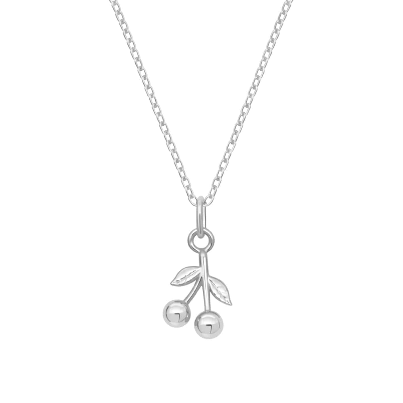 Bohomoon Stainless Steel Dainty Cherry Necklace