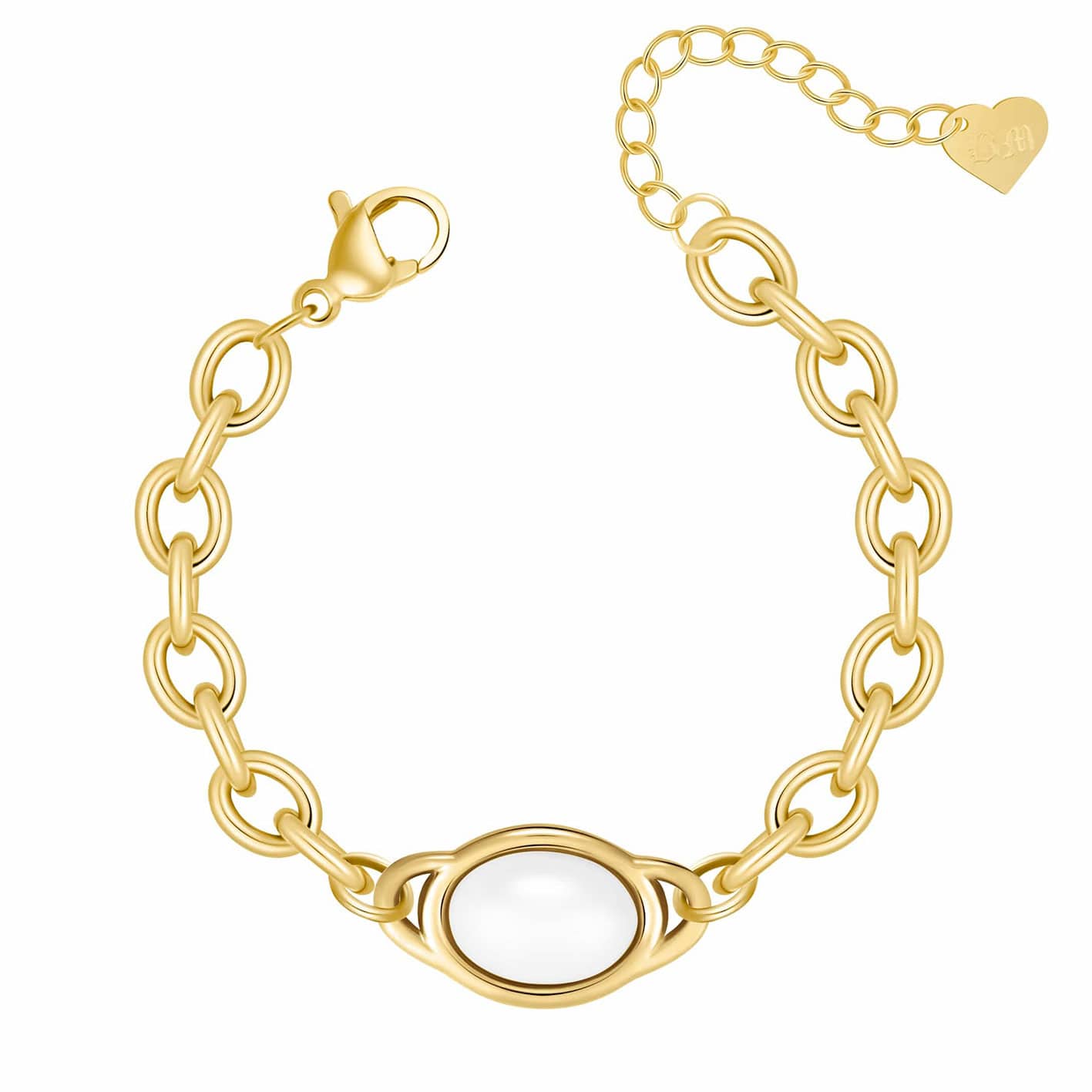 Bohomoon Stainless Steel Danica Pearl Bracelet