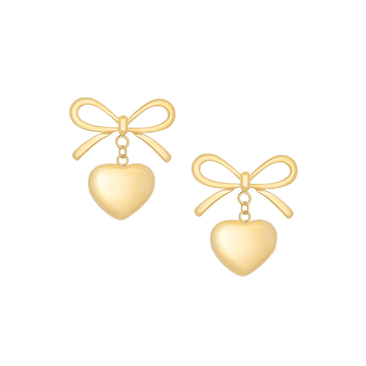 Bohomoon Stainless Steel Daniella Bow Stud Earrings