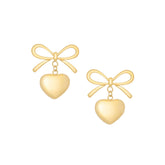 Bohomoon Stainless Steel Daniella Bow Stud Earrings