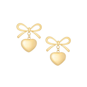 Bohomoon Stainless Steel Daniella Bow Stud Earrings