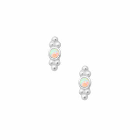 Bohomoon Stainless Steel Daylight Opal Stud Earrings