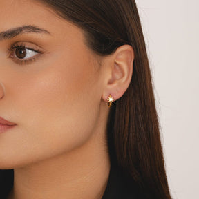 Bohomoon Stainless Steel Deceive Hoop Earrings