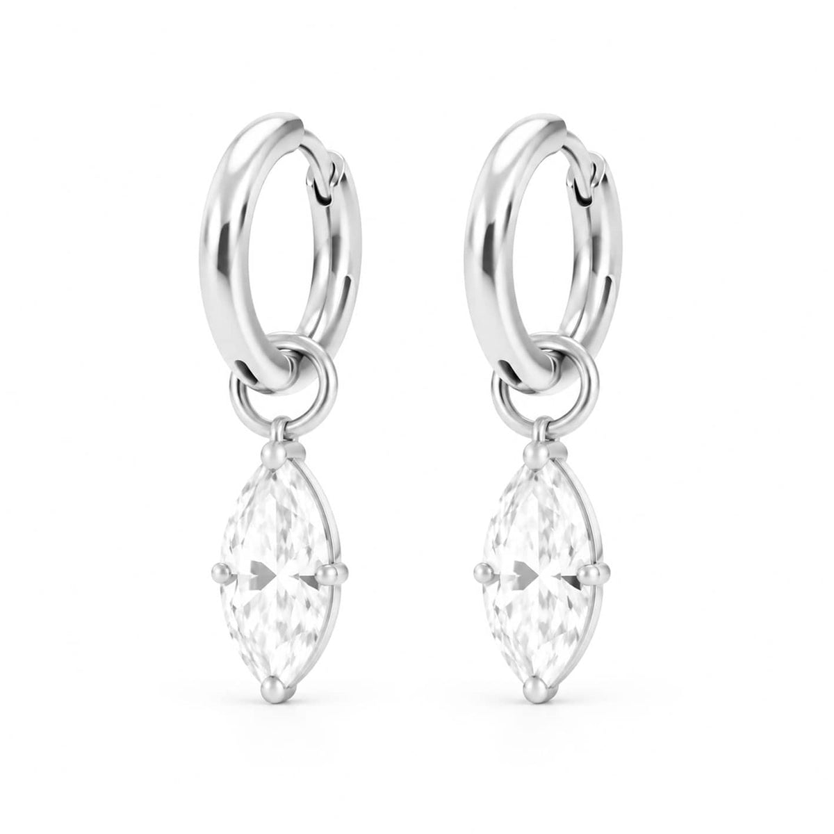 Bohomoon Stainless Steel Delicate Hoop Earrings