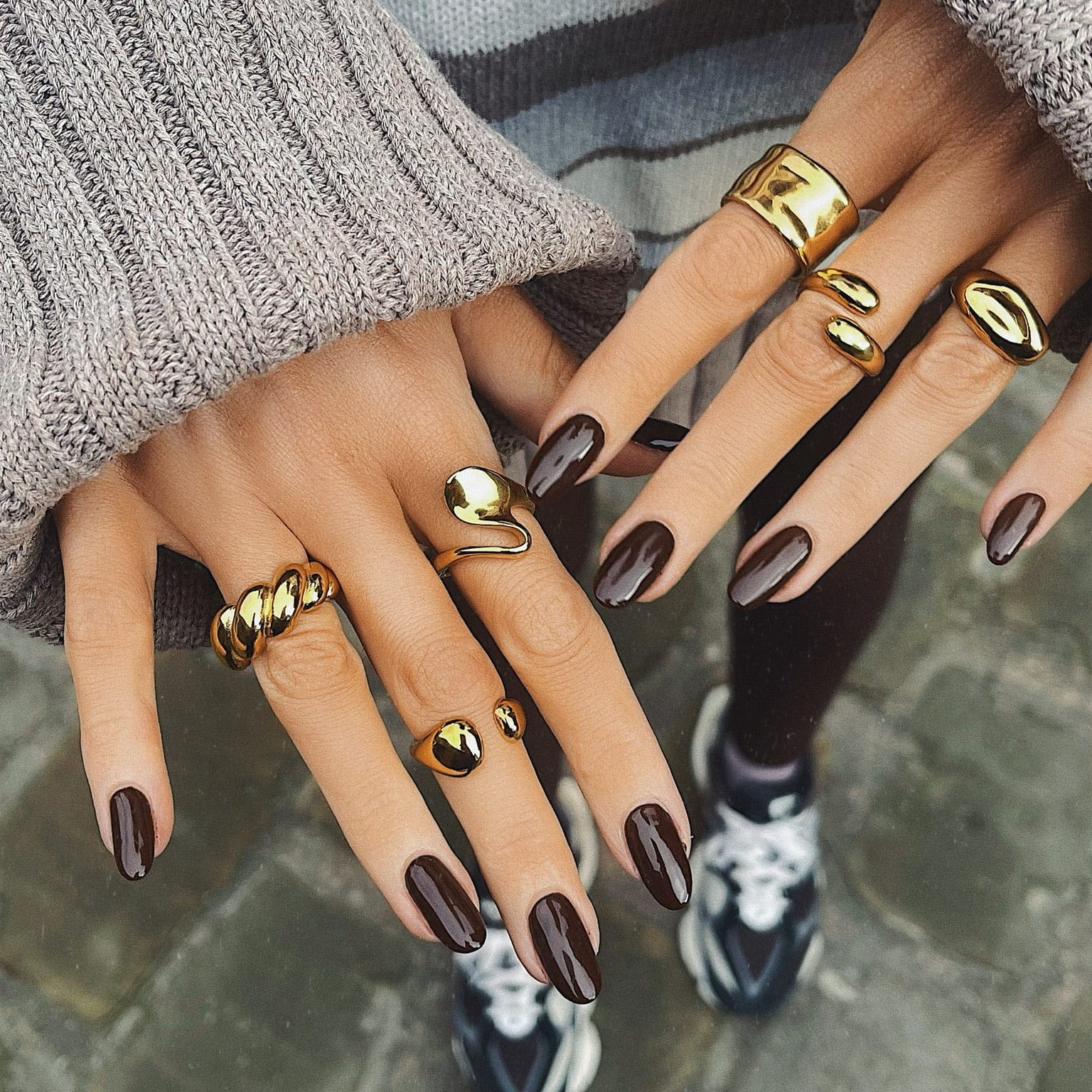 Bohomoon Stainless Steel Demi Ring