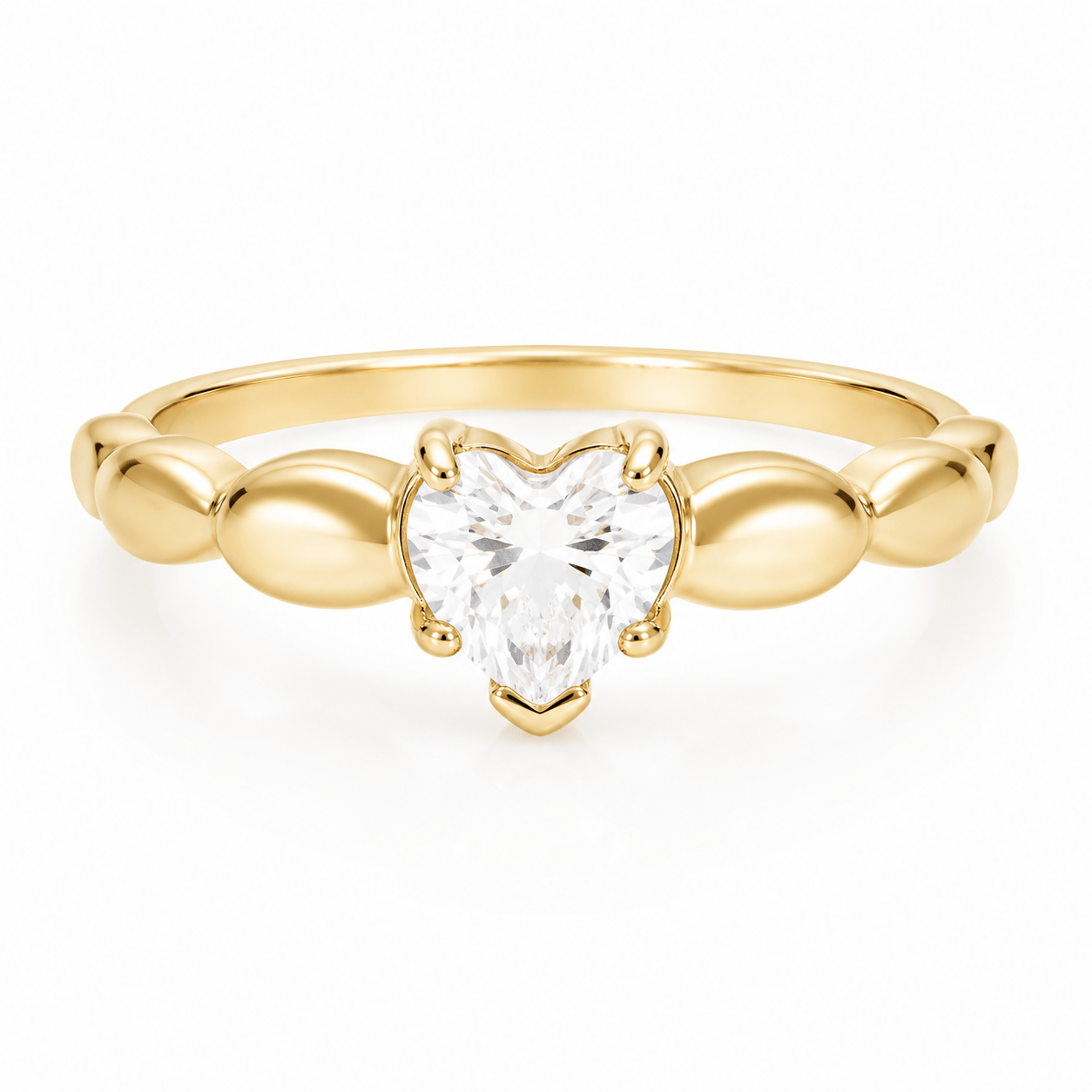 Bohomoon Stainless Steel Divine Heart Ring