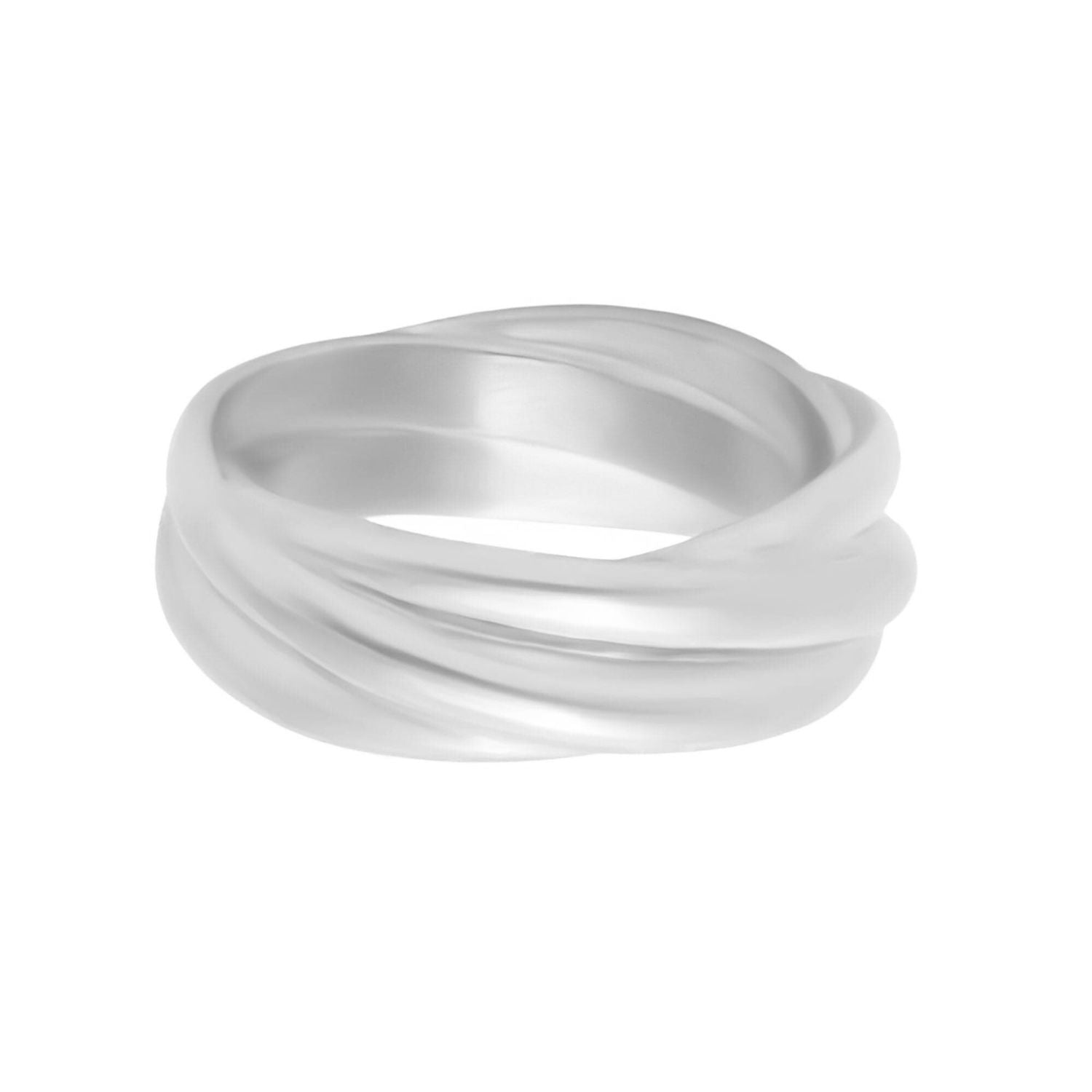 BohoMoon Stainless Steel Donatella Ring Silver / US 5 / UK J / EUR 49 (x small)