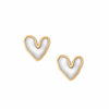 Bohomoon Stainless Steel Je T'aime Stud Earrings