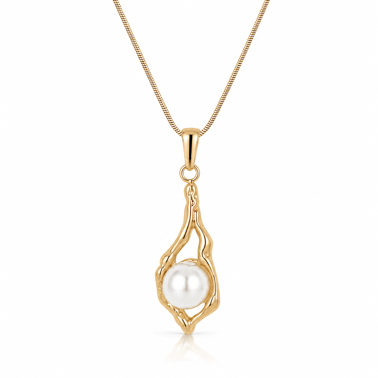 Bohomoon Stainless Steel Dune Pearl Necklace