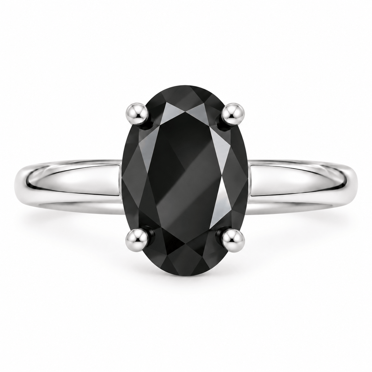 Bohomoon Stainless Steel Ebony Ring