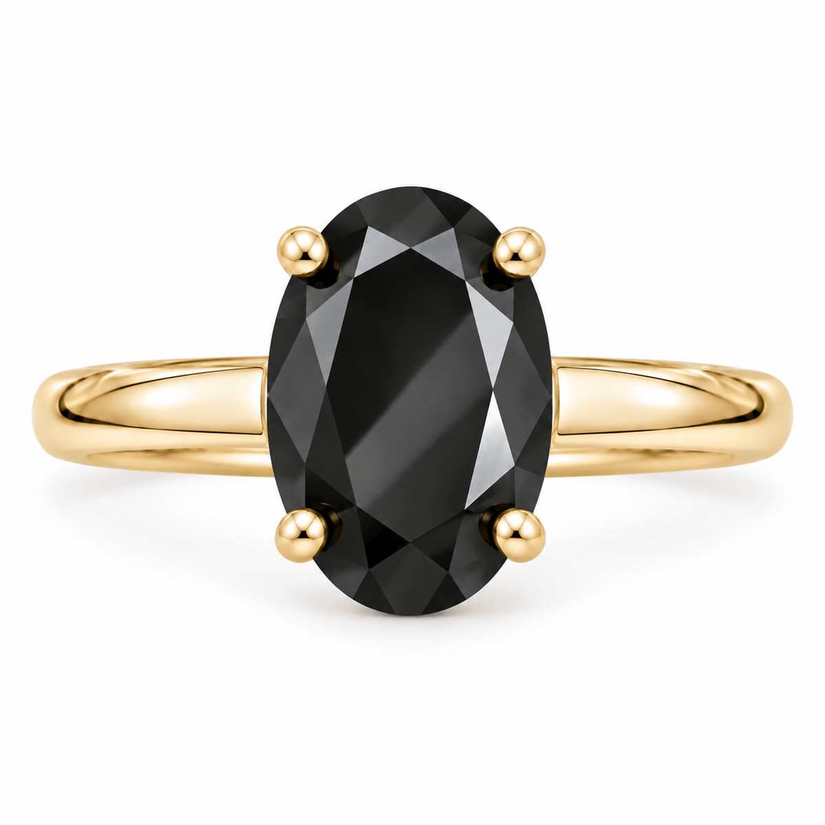 Bohomoon Stainless Steel Ebony Ring