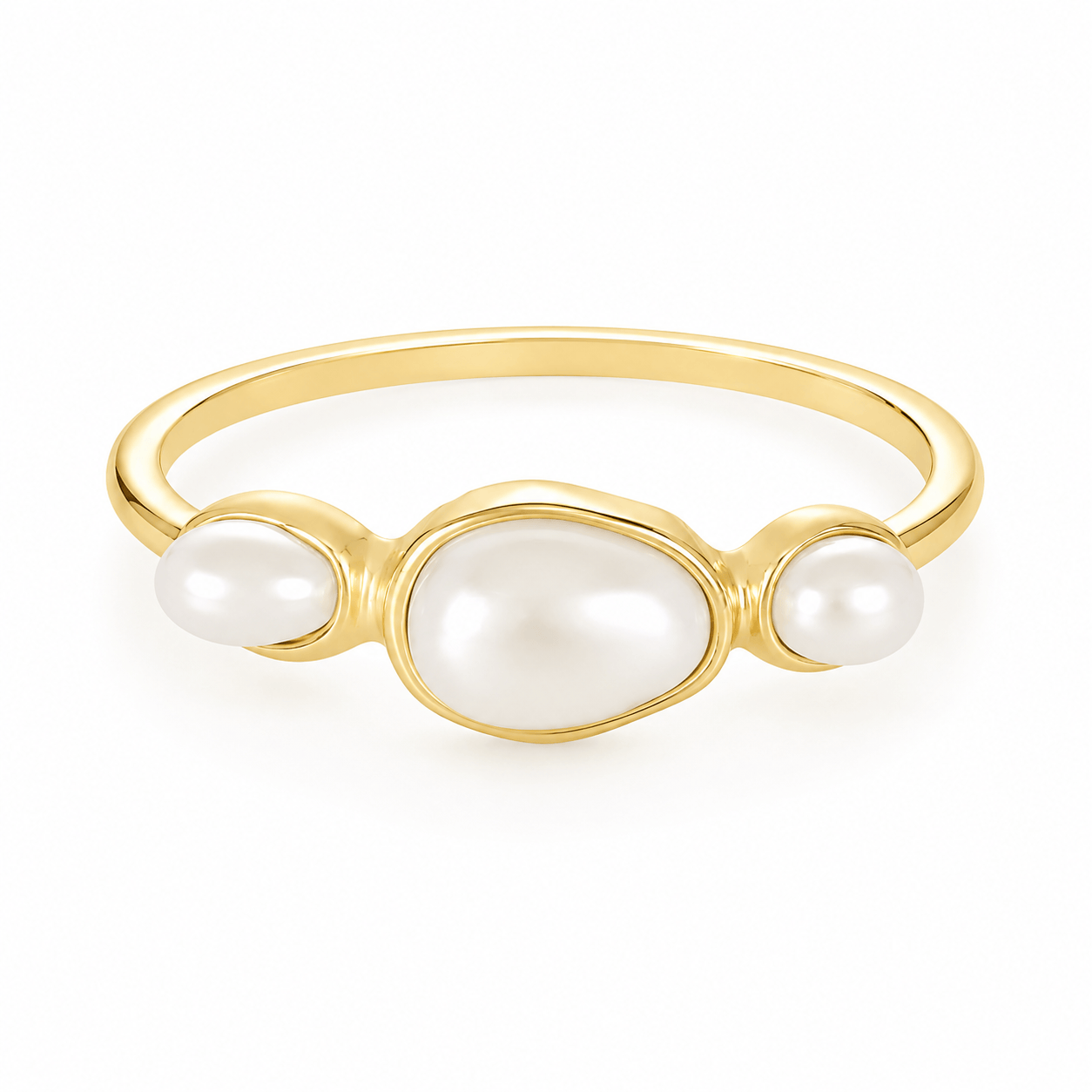 Bohomoon Stainless Steel Eden Pearl Ring