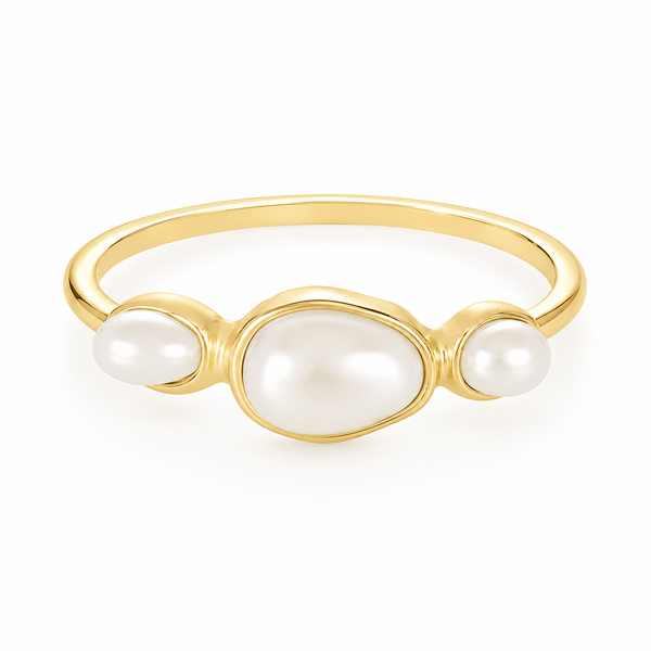 Bohomoon Stainless Steel Eden Pearl Ring