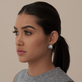 Bohomoon Stainless Steel Eliah Hoop Earrings