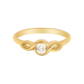 BohoMoon Stainless Steel Embrace Ring Gold / US 6 / UK L / EUR 51 (small)