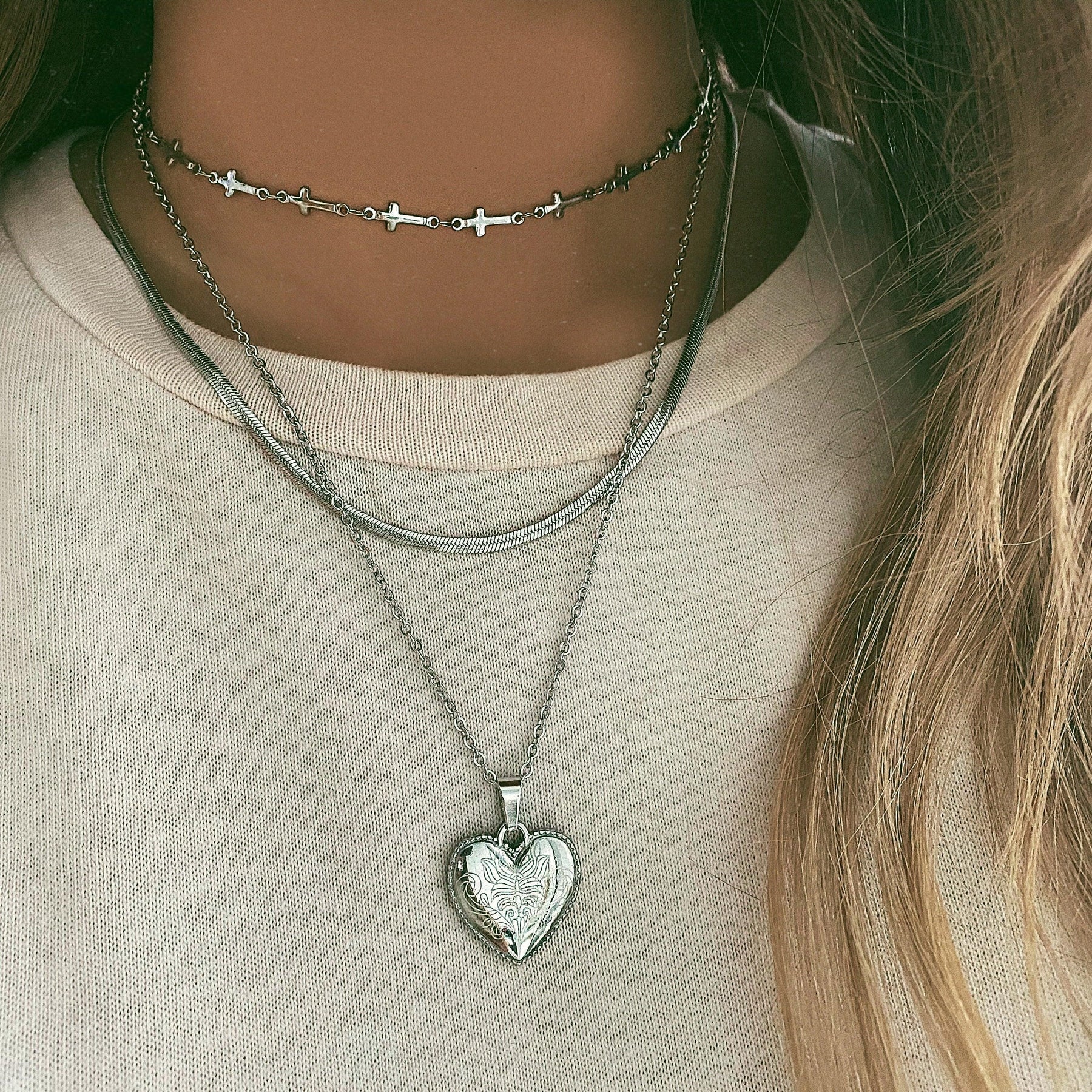 BohoMoon Stainless Steel Emilia Choker / Necklace