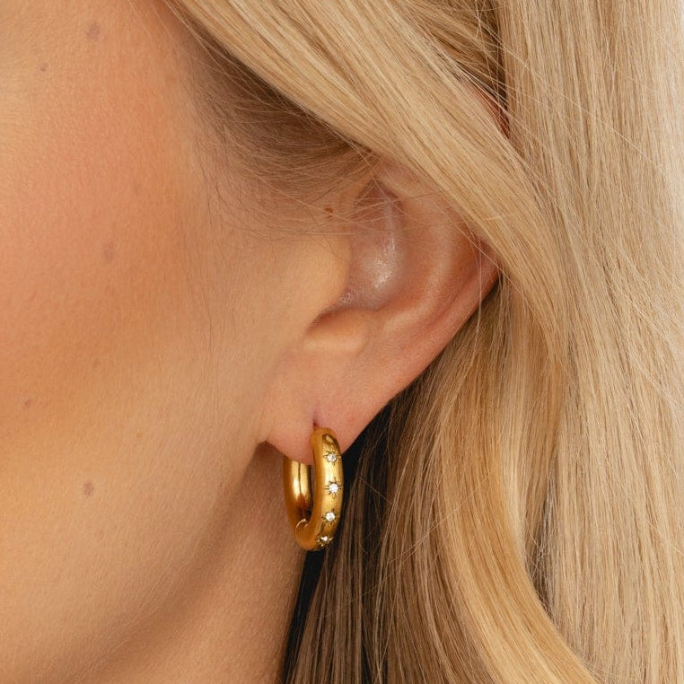 Bohomoon Stainless Steel Emmerson Hoop Earrings