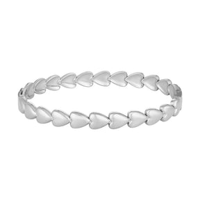 Bohomoon Stainless Steel Entwined Hearts Bracelet