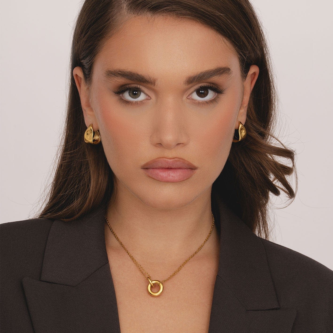 Bohomoon Stainless Steel Entwined Necklace