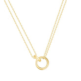 Bohomoon Stainless Steel Entwined Necklace