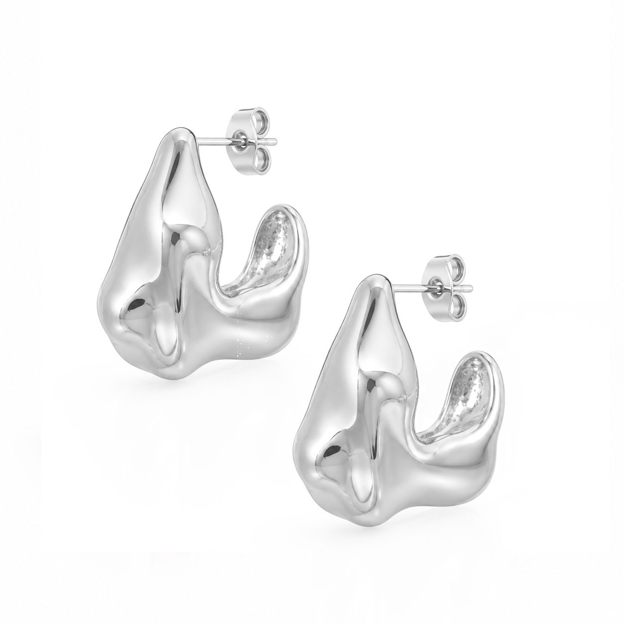 Bohomoon Stainless Steel Enya Hoop Earrings