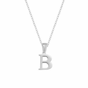 Bohomoon Stainless Steel Epitome Initial Necklace