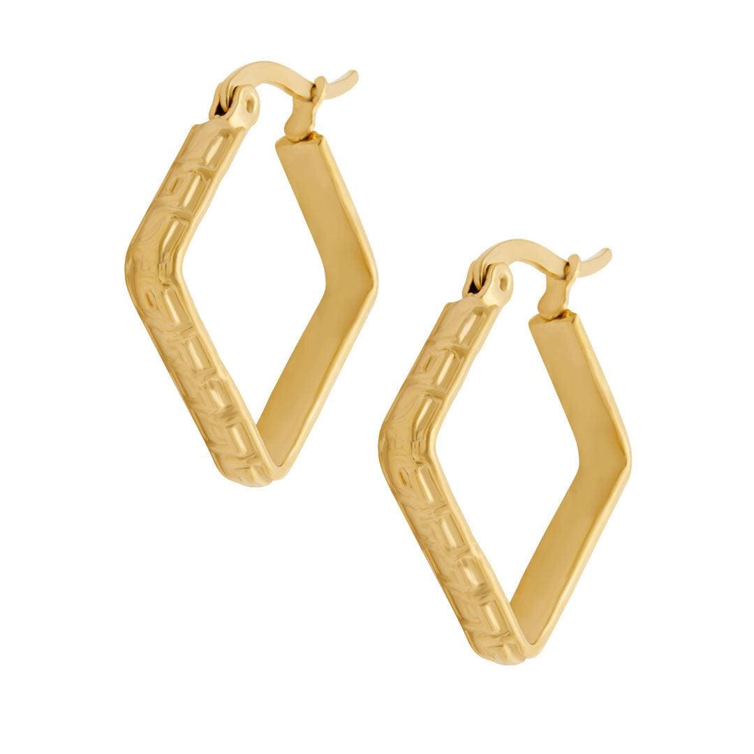 BohoMoon Stainless Steel Esme Hoop Earrings Gold