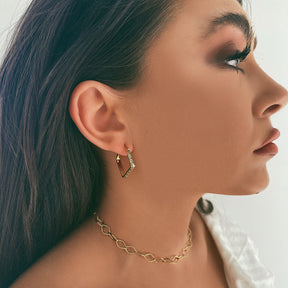 BohoMoon Stainless Steel Esme Hoop Earrings