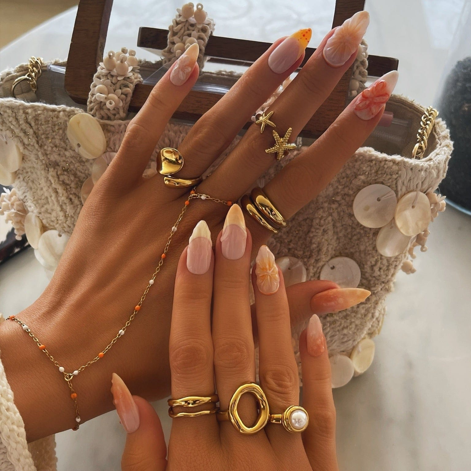 Bohomoon Stainless Steel Esme Pearl Ring
