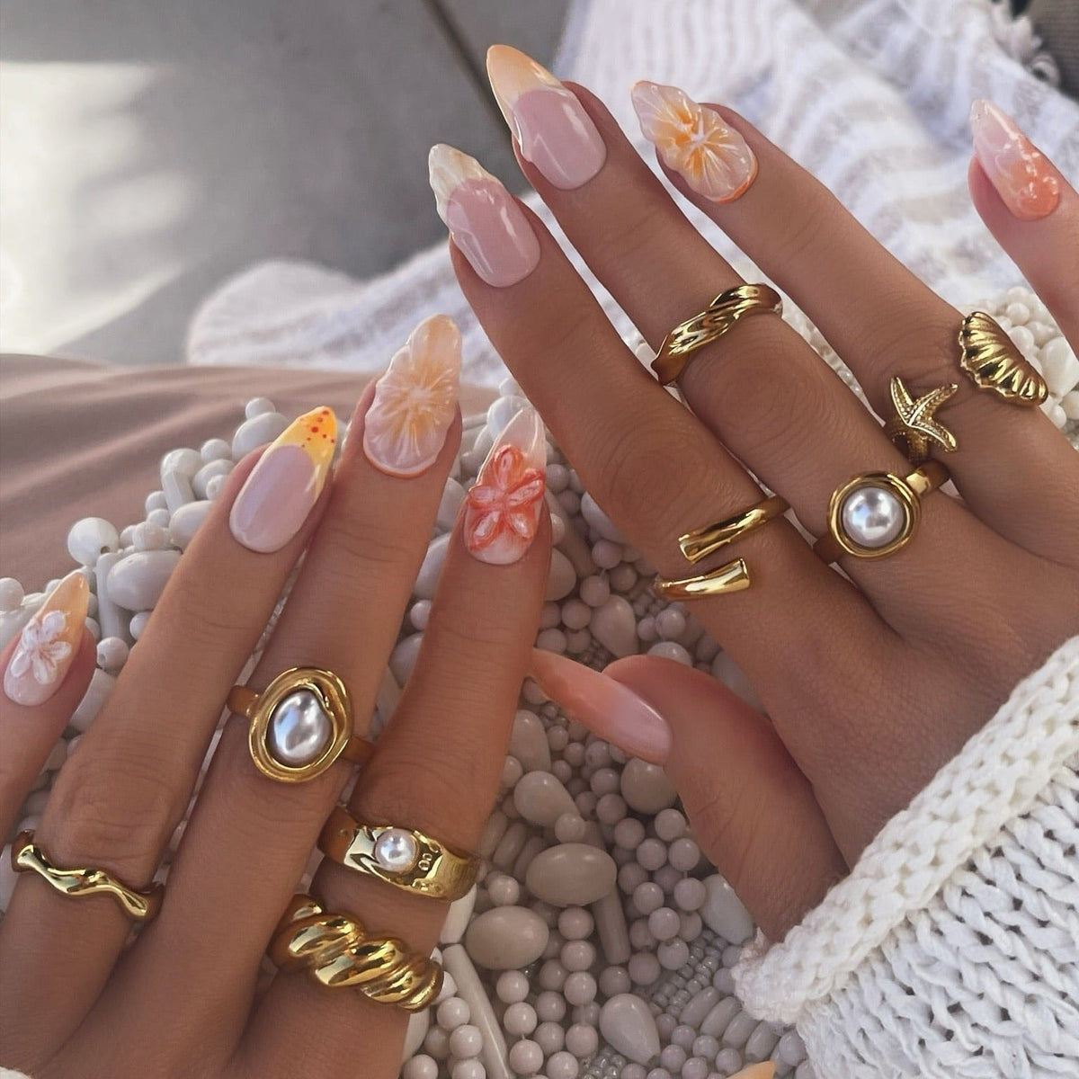 Bohomoon Stainless Steel Esme Pearl Ring