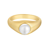 Bohomoon Stainless Steel Ever After Pearl Ring