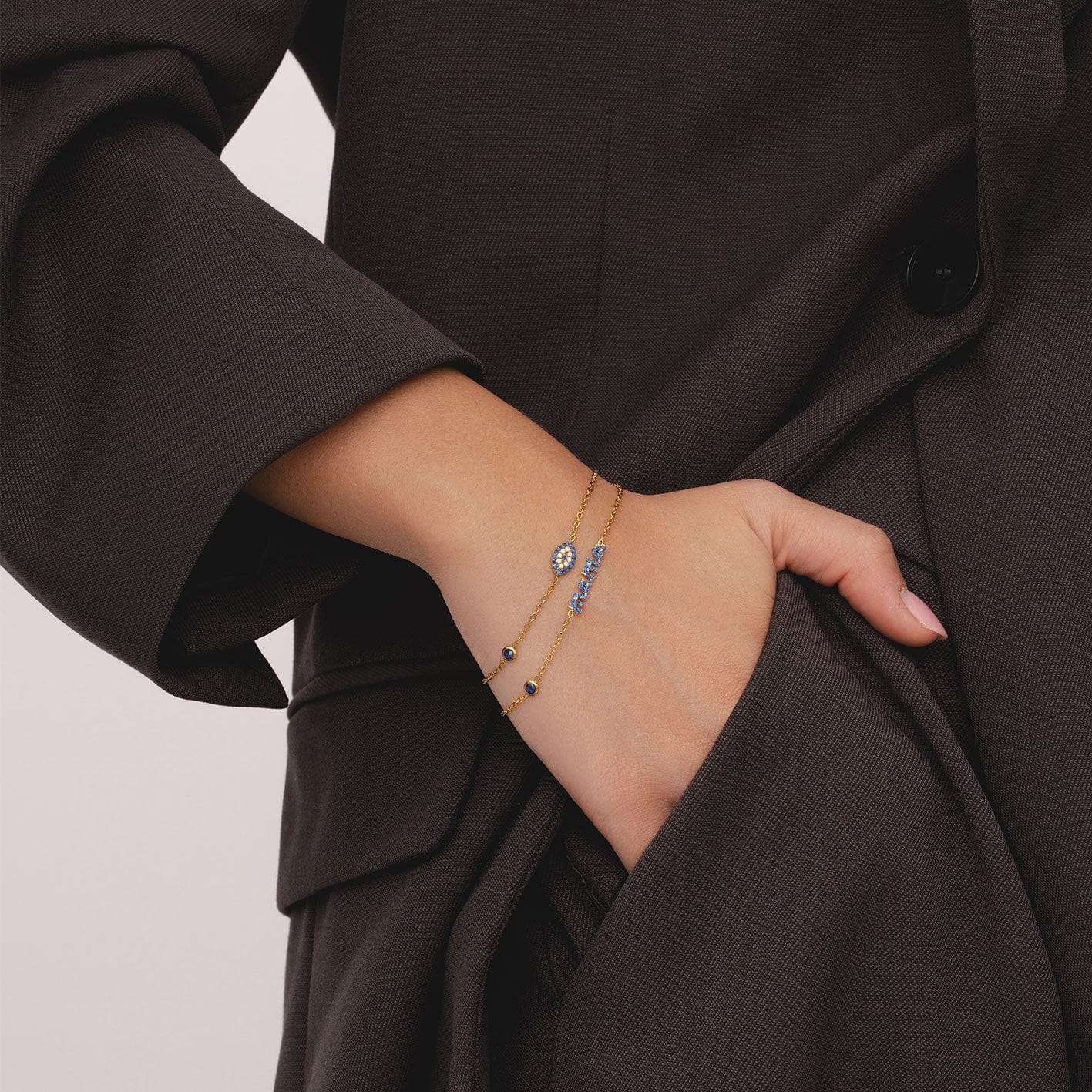 Bohomoon Stainless Steel Ever Seeing Eye Bracelet