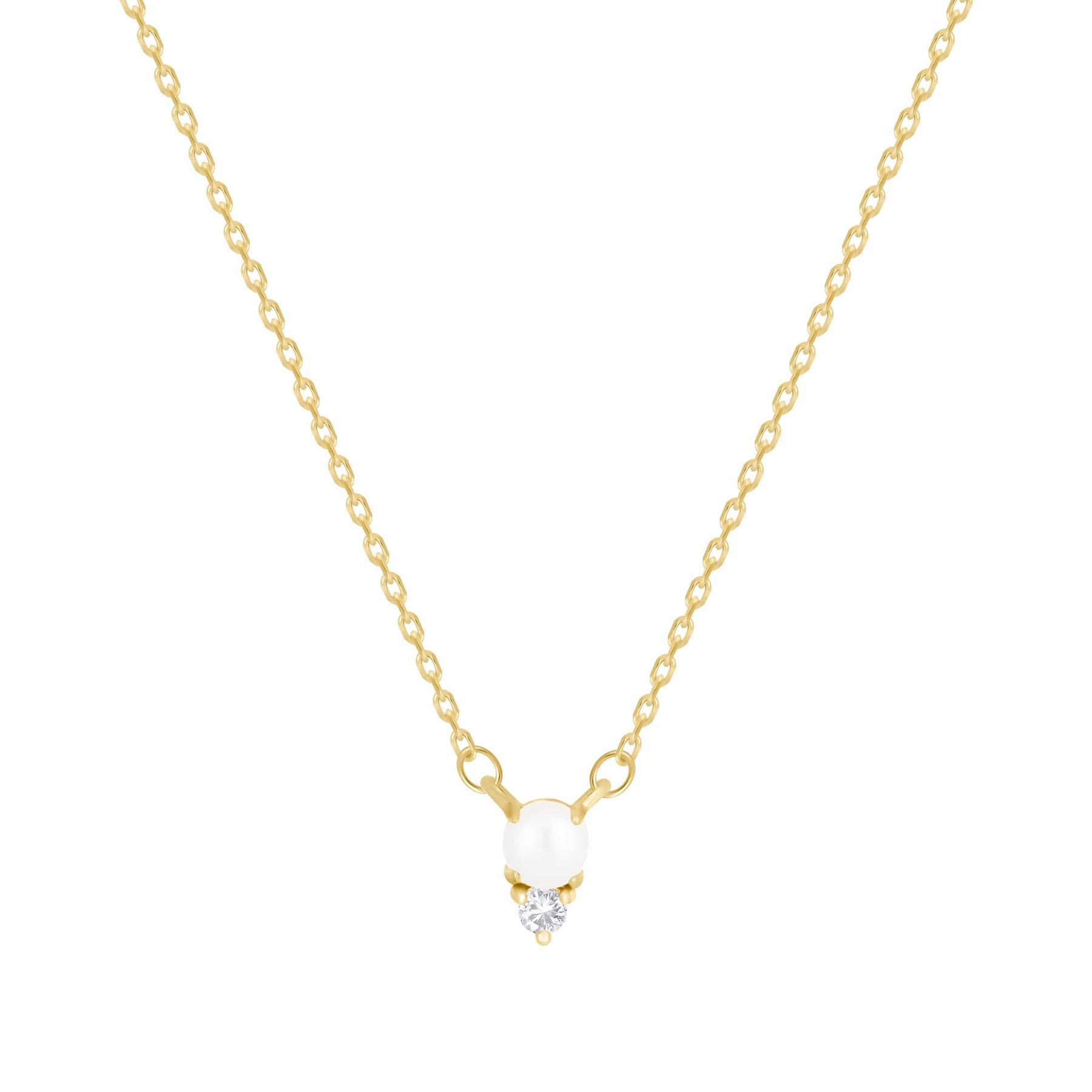 Bohomoon Stainless Steel Evie Pearl Necklace